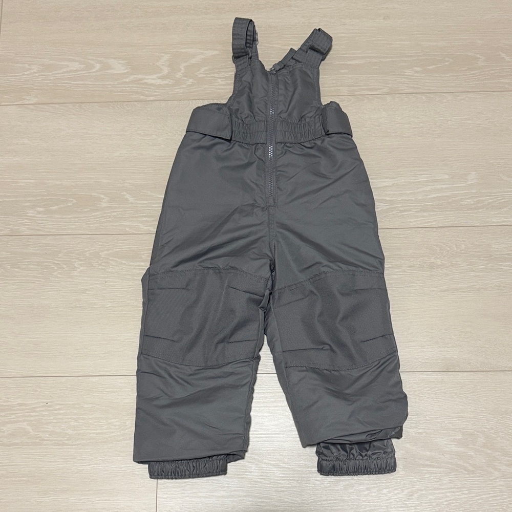 3/$10 Cat & Jack Kids Dark Gray Overalls Snow Bib